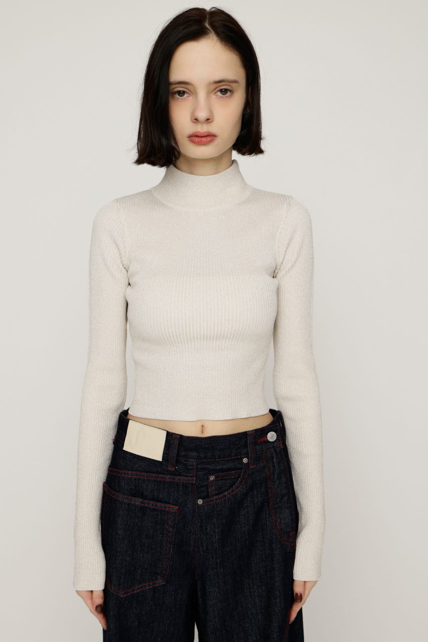 【1BUY5%OFF CAMPAIGN】GLITTER COMPACT トップス IVOY 2