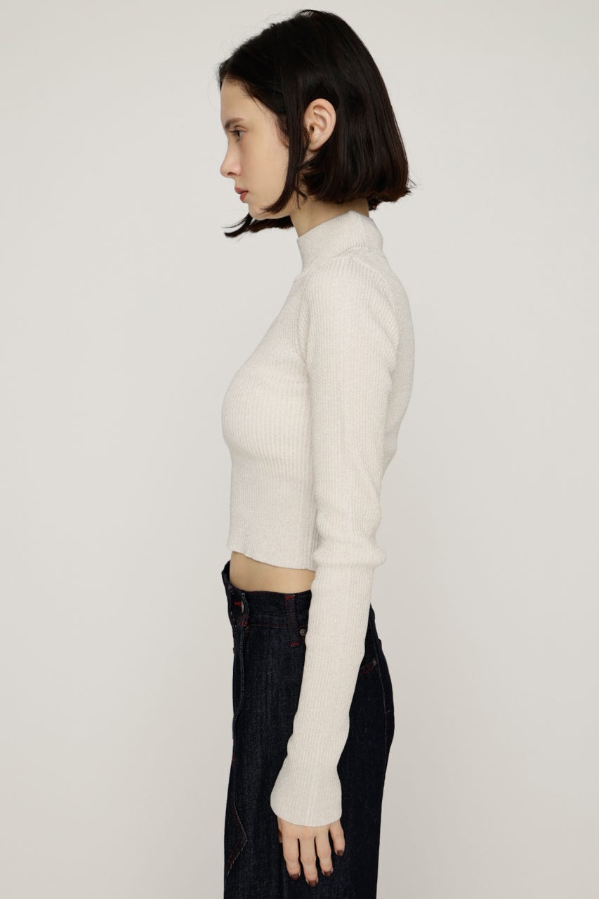 【1BUY5%OFF CAMPAIGN】GLITTER COMPACT トップス IVOY 2