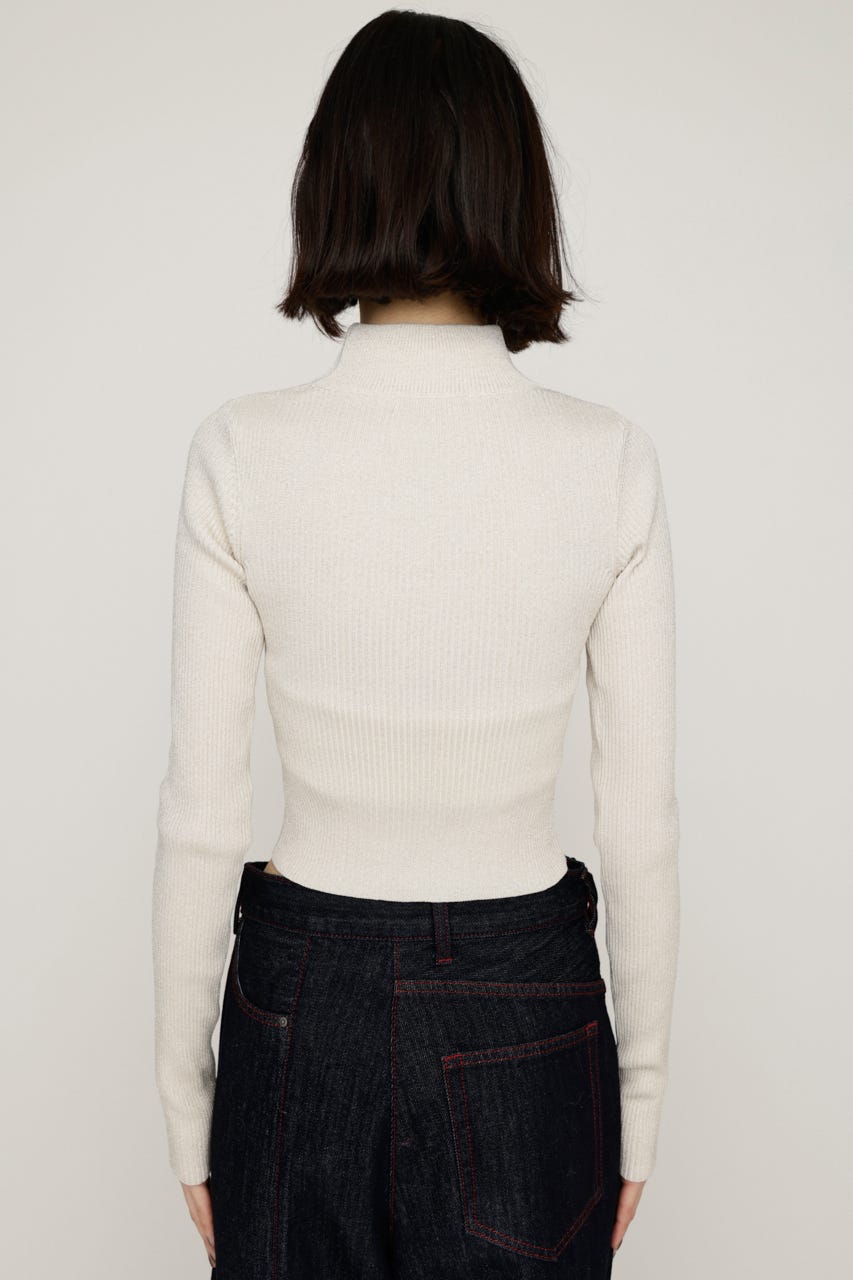 【1BUY5%OFF CAMPAIGN】GLITTER COMPACT トップス IVOY 2