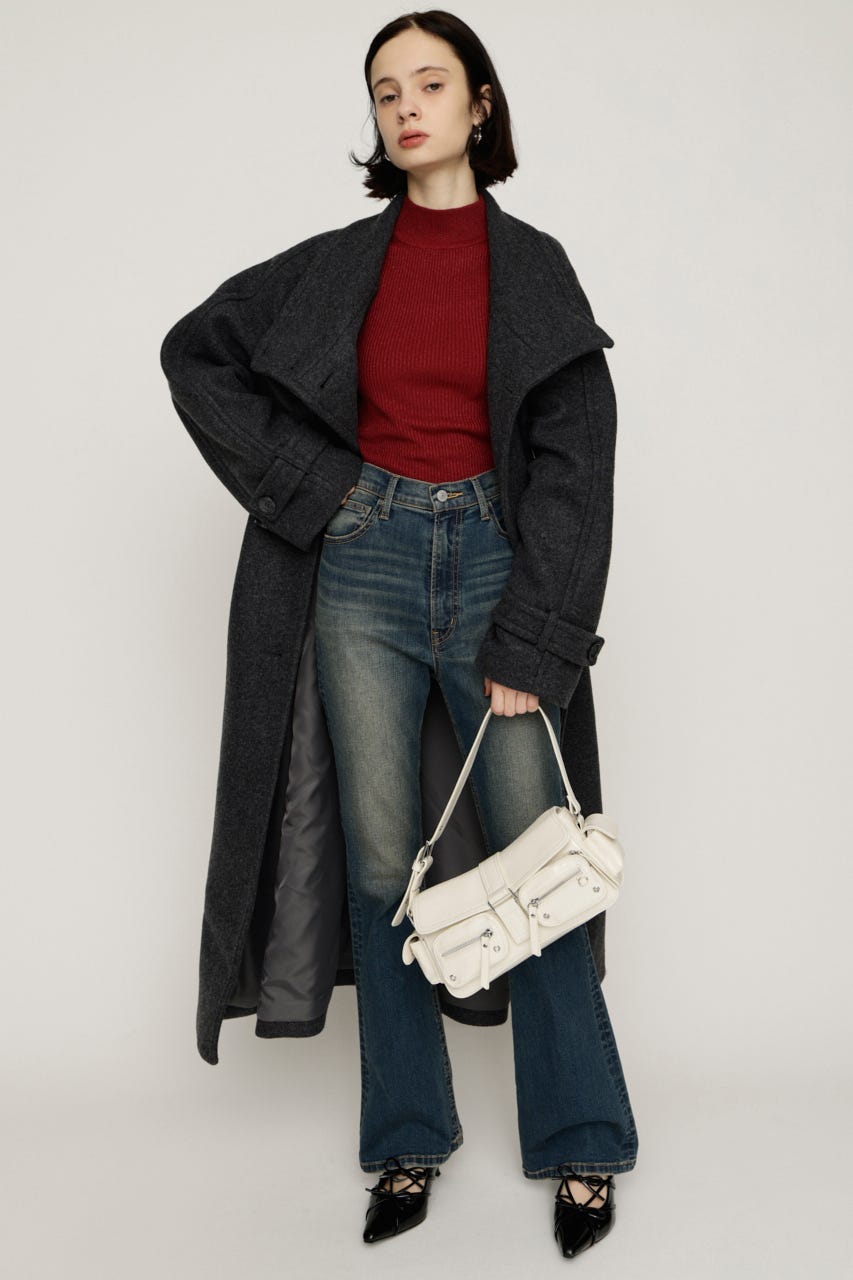 【1BUY5%OFF CAMPAIGN】GLITTER COMPACT トップス RED 1