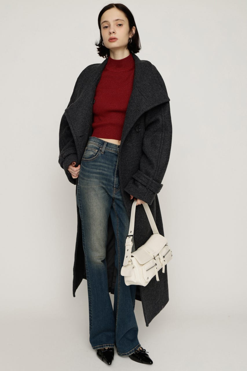 【1BUY5%OFF CAMPAIGN】GLITTER COMPACT トップス RED 1