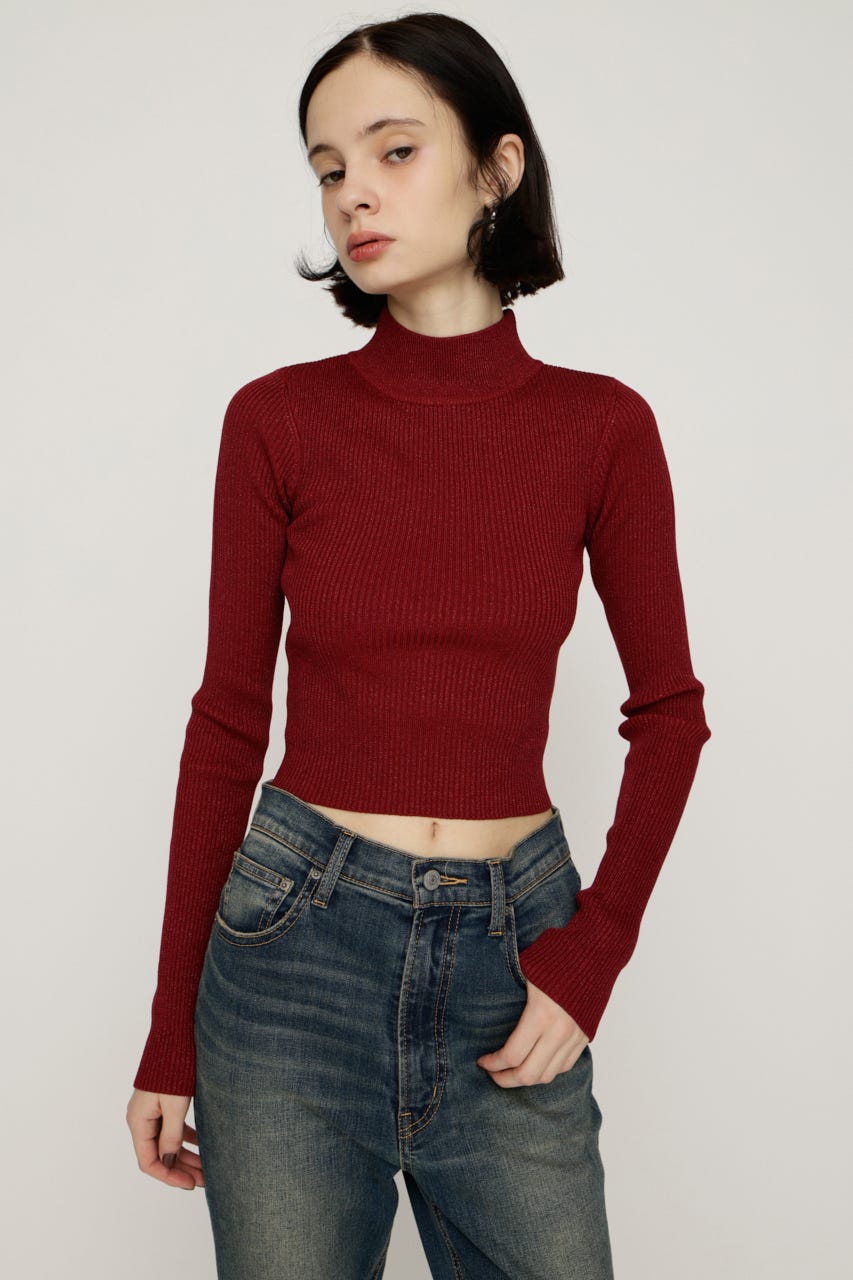 スマイルグリッター SLY | GLITTER COMPACT トップス (ニット ) |SHEL'TTER WEBSTORE