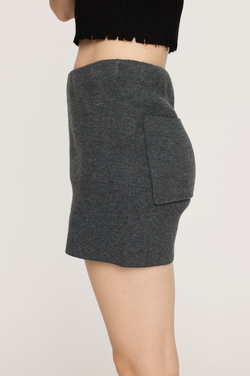 SLY | RIB KNIT BACK PK ショートパンツ (ショートパンツ