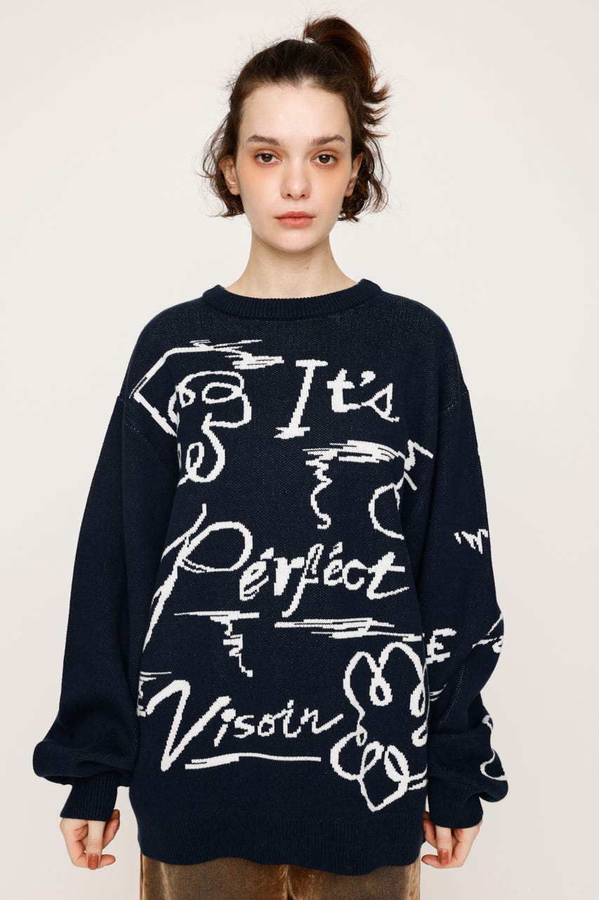 トップス nayuiLG S SLY | JQ LOGO MOTIF トップス (ニット ) |SHEL'TTER WEBSTORE