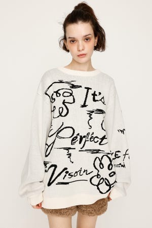nknl様 SLY | JQ LOGO MOTIF トップス (ニット ) |SHEL'TTER WEBSTORE