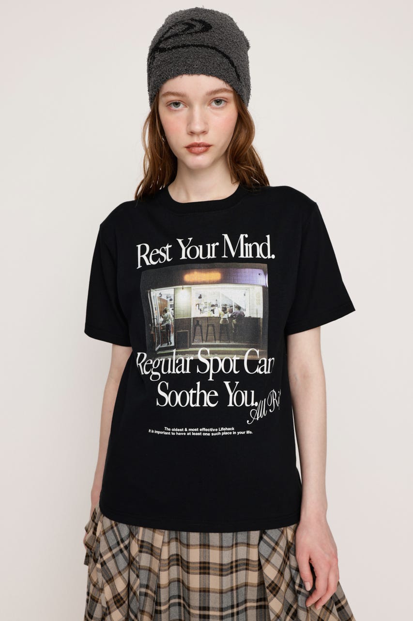 SLY Tシャツ SLY | PHOTO LOGO 2SIZE Tシャツ (Tシャツ・カットソー(半袖