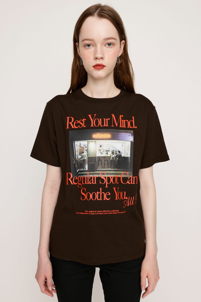 SLY スライ 限定品 半袖Tシャツ SLY | PHOTO LOGO 2SIZE Tシャツ (Tシャツ・カットソー(半袖