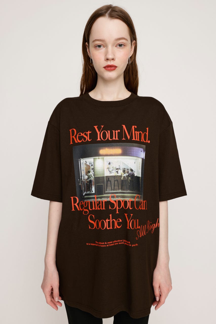 【 】2カラー 半袖 ロゴ Tシャツ / 送料無料 SLY | PHOTO LOGO 2SIZE Tシャツ (Tシャツ・カットソー(半袖