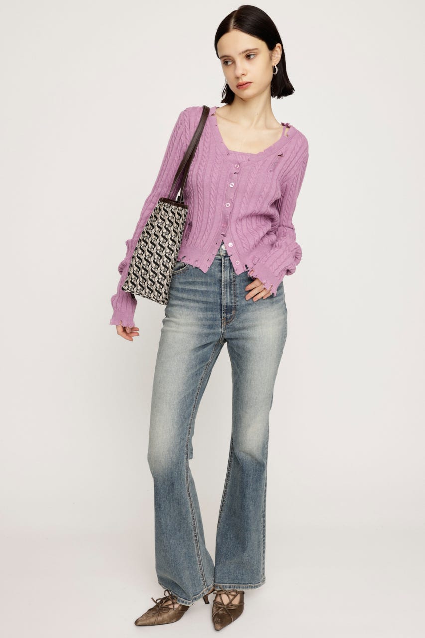 HW FLARE PT WITH ROICA（R）EF SLY | HW FLARE PT WITH ROICA（R）EF (フレア ) |SHEL'TTER