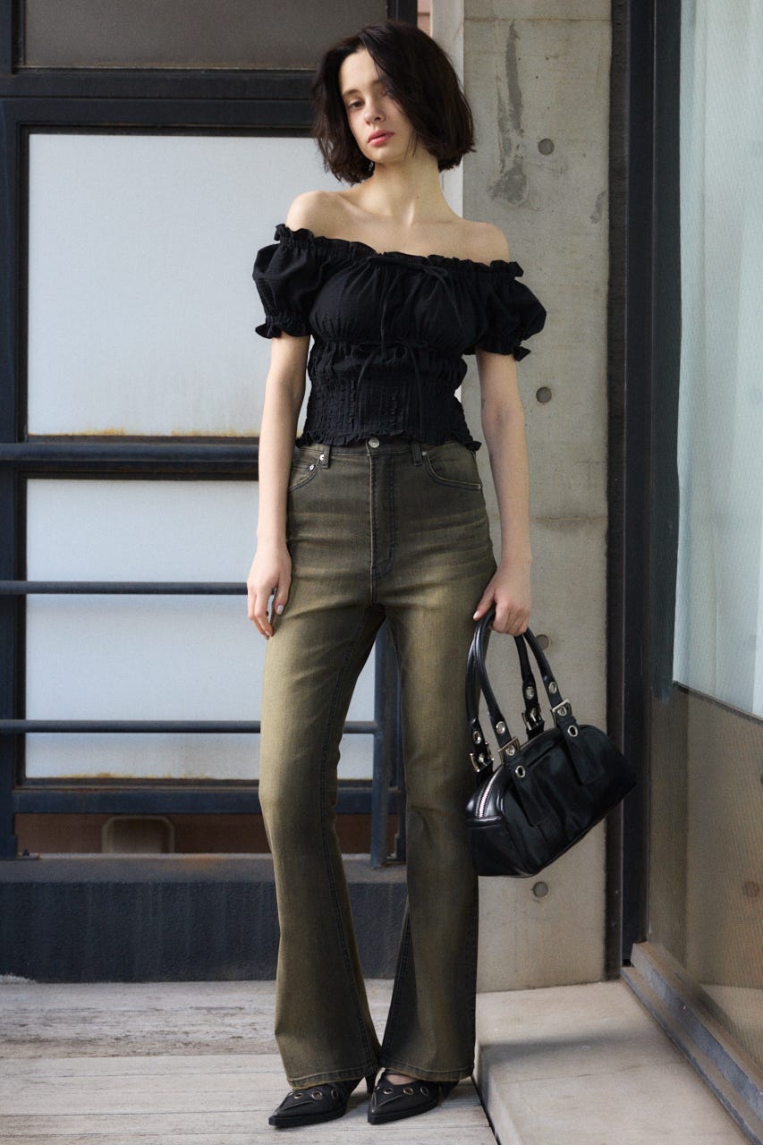 SLY | HW FLARE PT-C WITH ROICA（R）EF (フレア ) |SHEL'TTER