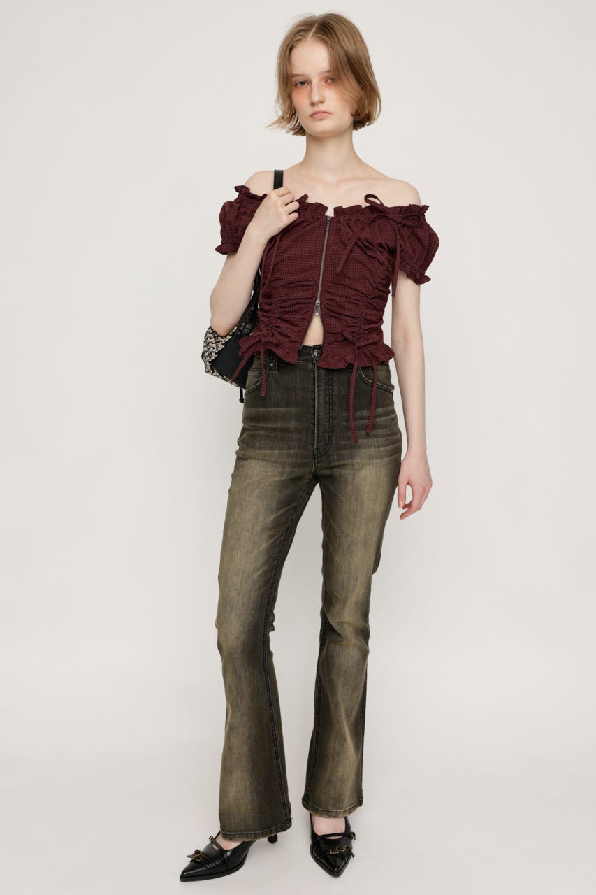 SLY | HW FLARE PT-C WITH ROICA（R）EF (フレア ) |SHEL'TTER