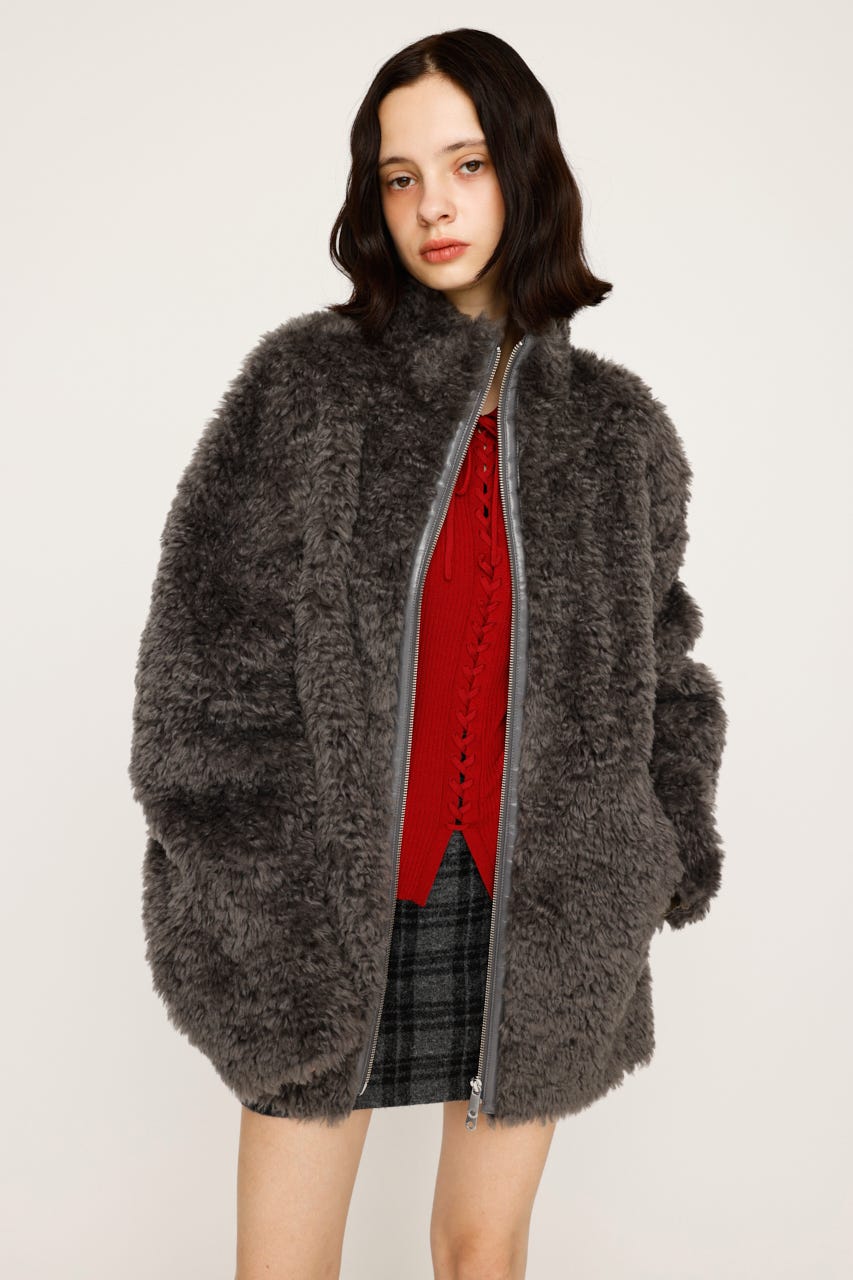 SLY ボアブルゾン 今シーズン！ SLY ブルゾン アウター 「完売カラー再入荷」WASHED PUFFER BZ