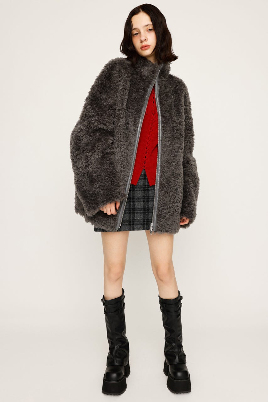 SLY STAND WOOL BOA  ブルゾン SLY STAND WOOL BOA ブルゾン
