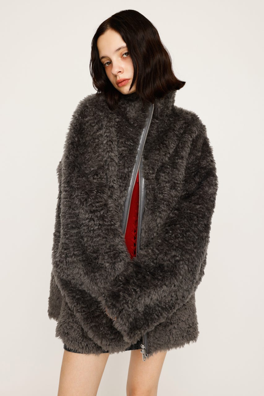 SLY STAND WOOL BOA  ブルゾン SLY | CURLED BOA ブルゾン (ブルゾン ) |SHEL'TTER WEBSTORE