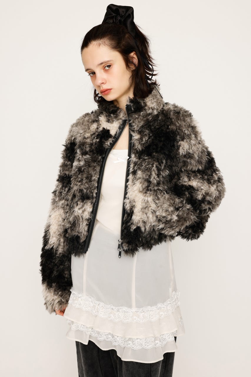 SLY STAND WOOL BOA  ブルゾン SLY STAND WOOL BOA ブルゾン