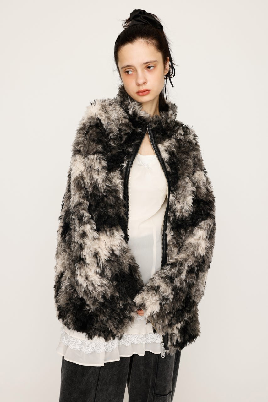 SLY STAND WOOL BOA  ブルゾン SLY | CURLED BOA ブルゾン (ブルゾン ) |SHEL'TTER WEBSTORE