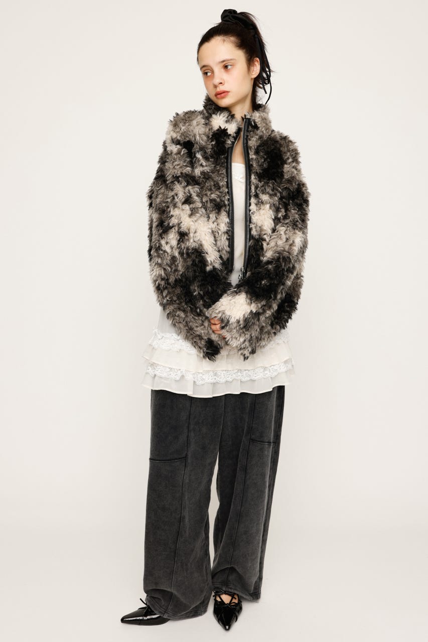 SLY STAND WOOL BOA  ブルゾン SLY STAND WOOL BOA ブルゾン