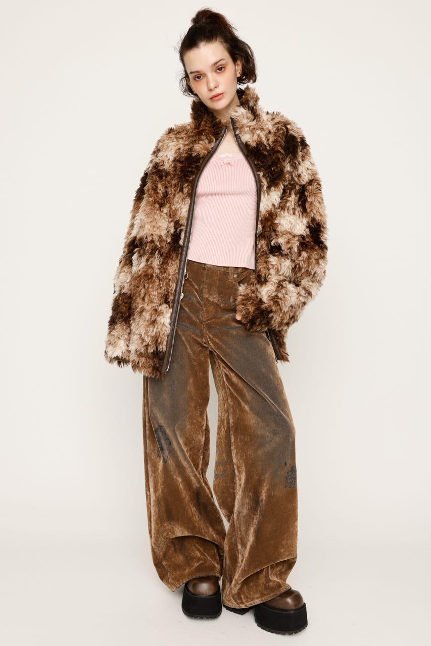 SLY STAND WOOL BOA  ブルゾン SLY STAND WOOL BOA ブルゾン