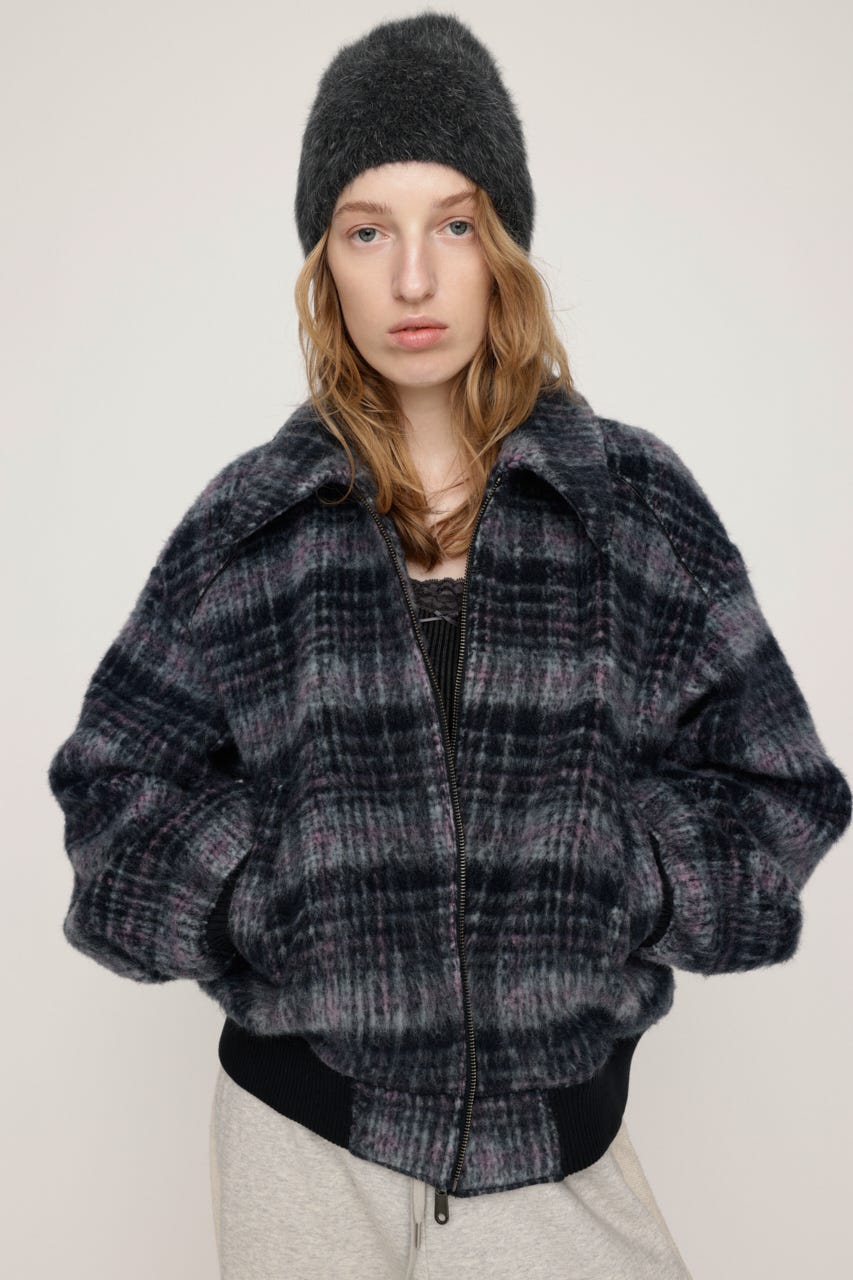 SLY | SHAGGY CHECK ブルゾン (ブルゾン ) |SHEL'TTER WEBSTORE