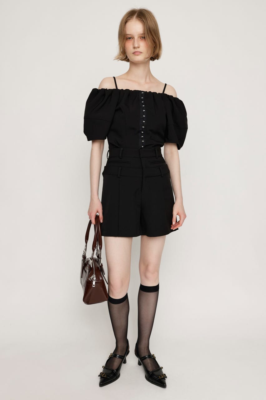 SLY H／W LAYERD ショートパンツ SLY | CRUSH RIB ショートパンツ (ショートパンツ ) |SHEL'TTER