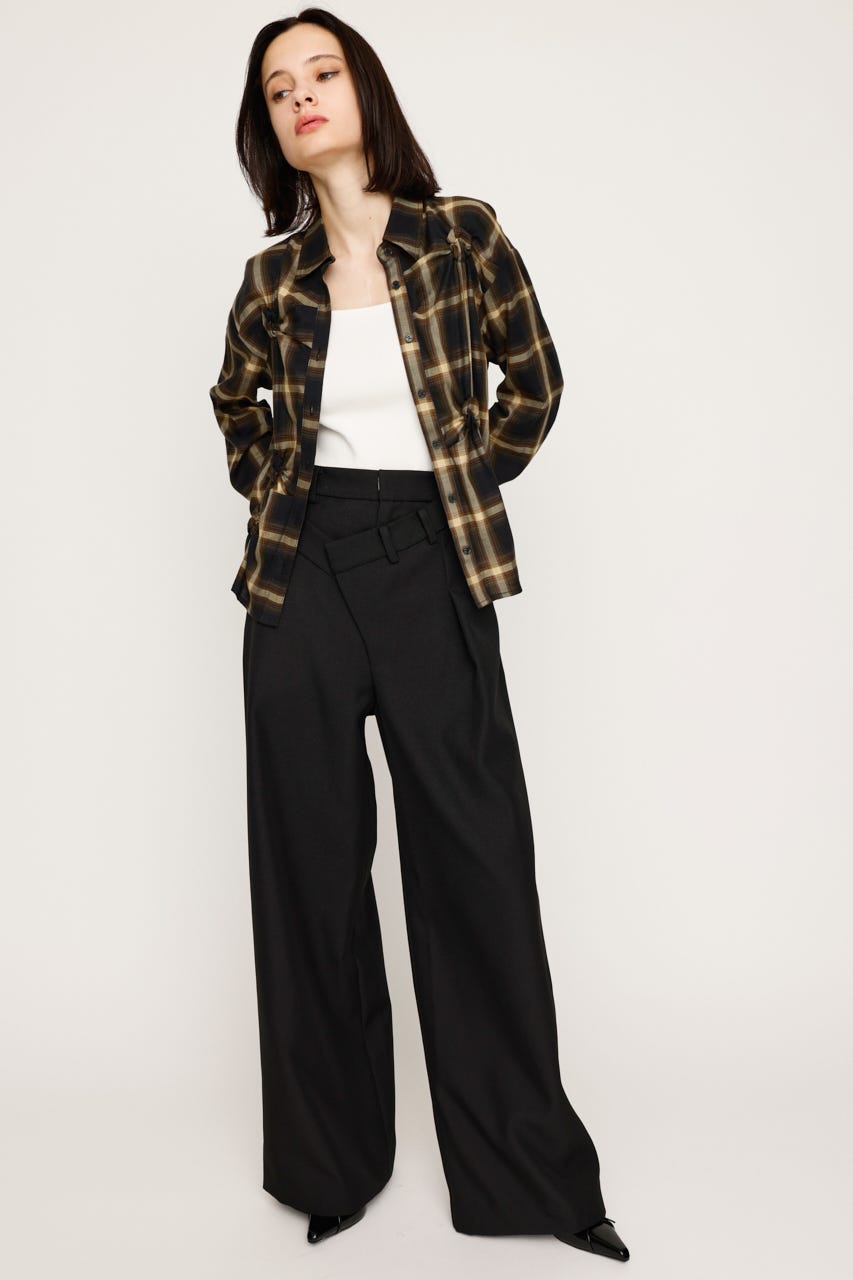 shellerナイロンロングパンツブラックM ワイスリー Y-3 Y-3 ワイドパンツ M 3S TP OPENHEM ナイロン