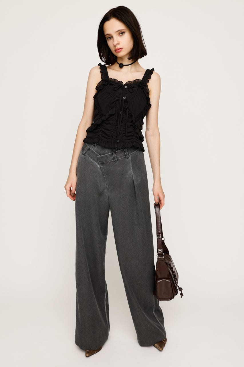 SLY | ASYMMETRY WAIST STRAIGHT パンツ (パンツ ) |SHEL'TTER