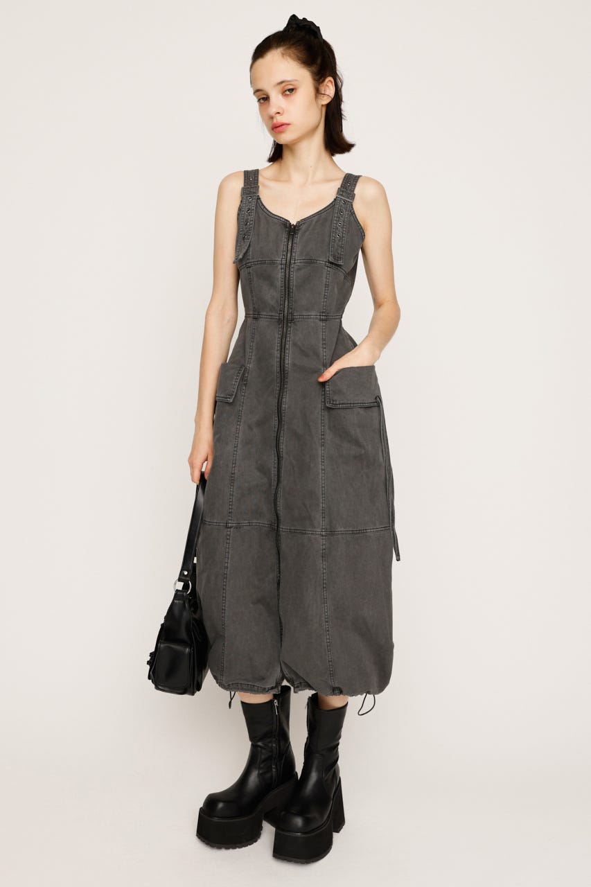 SLY | FRONT ZIP POCKET ワンピース (ワンピース(ロング