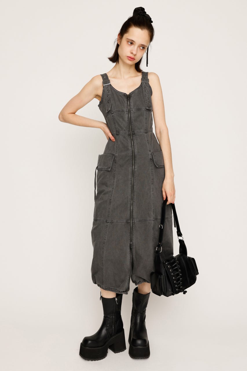 SLY | FRONT ZIP POCKET ワンピース (ワンピース(ロング