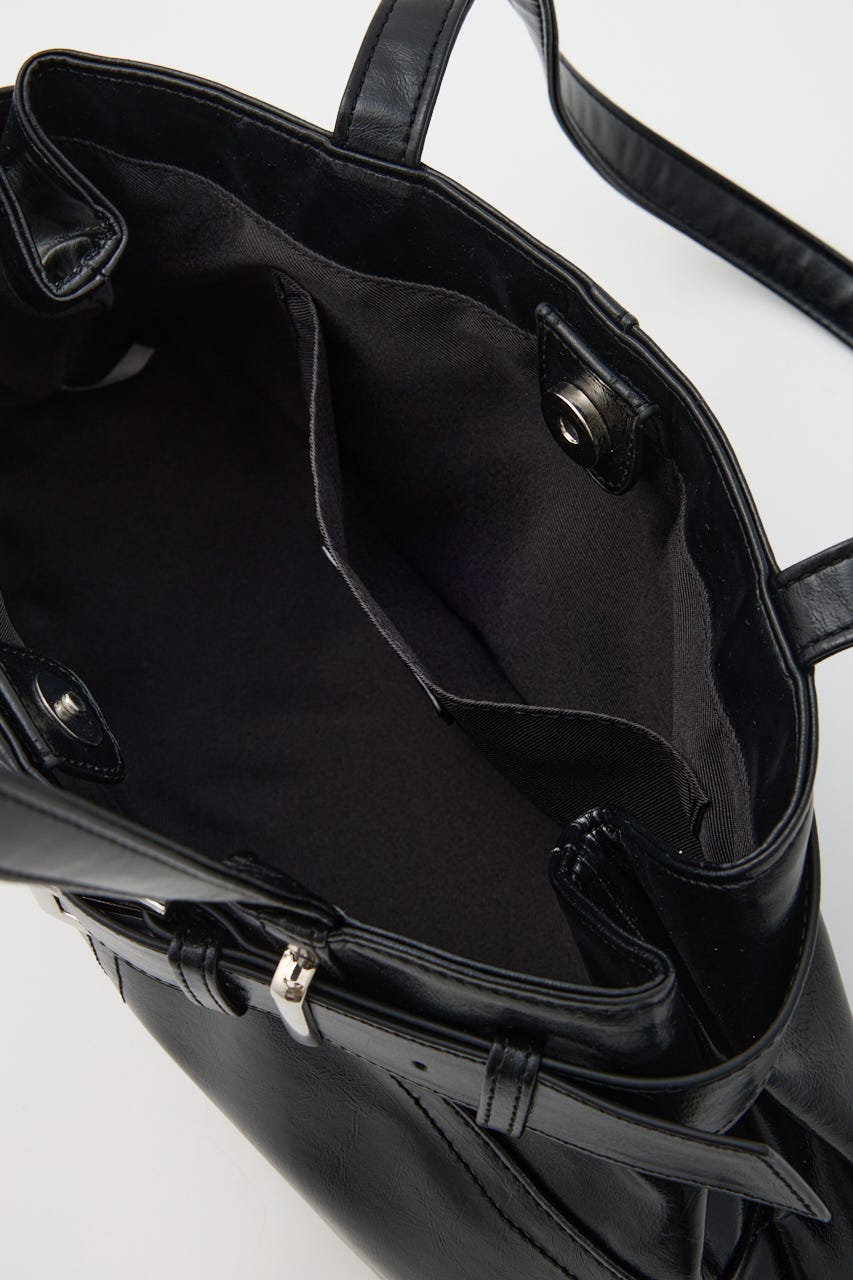 【1BUY5%OFF CAMPAIGN】BELT SHOULDER バッグ BLK FREE