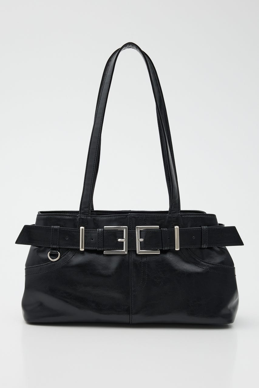 【1BUY5%OFF CAMPAIGN】BELT SHOULDER バッグ BLK FREE