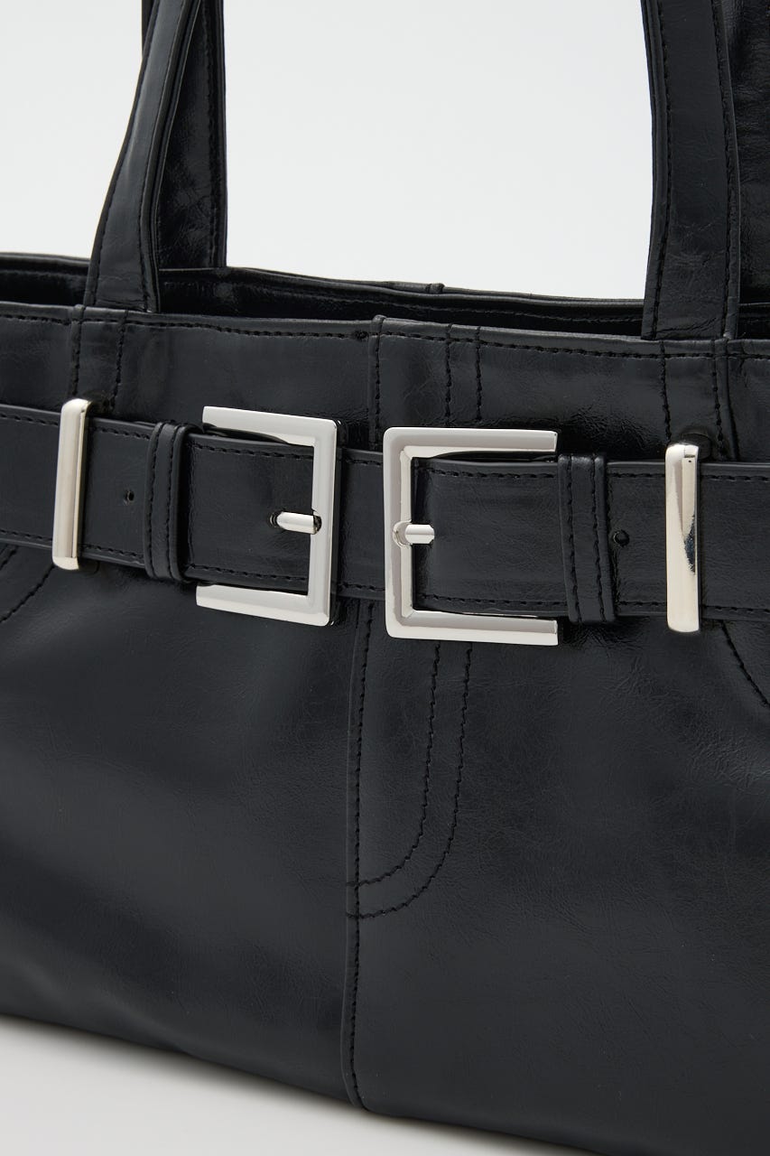 【1BUY5%OFF CAMPAIGN】BELT SHOULDER バッグ BLK FREE