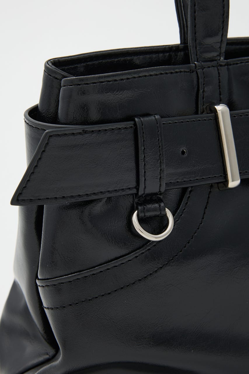 【1BUY5%OFF CAMPAIGN】BELT SHOULDER バッグ BLK FREE