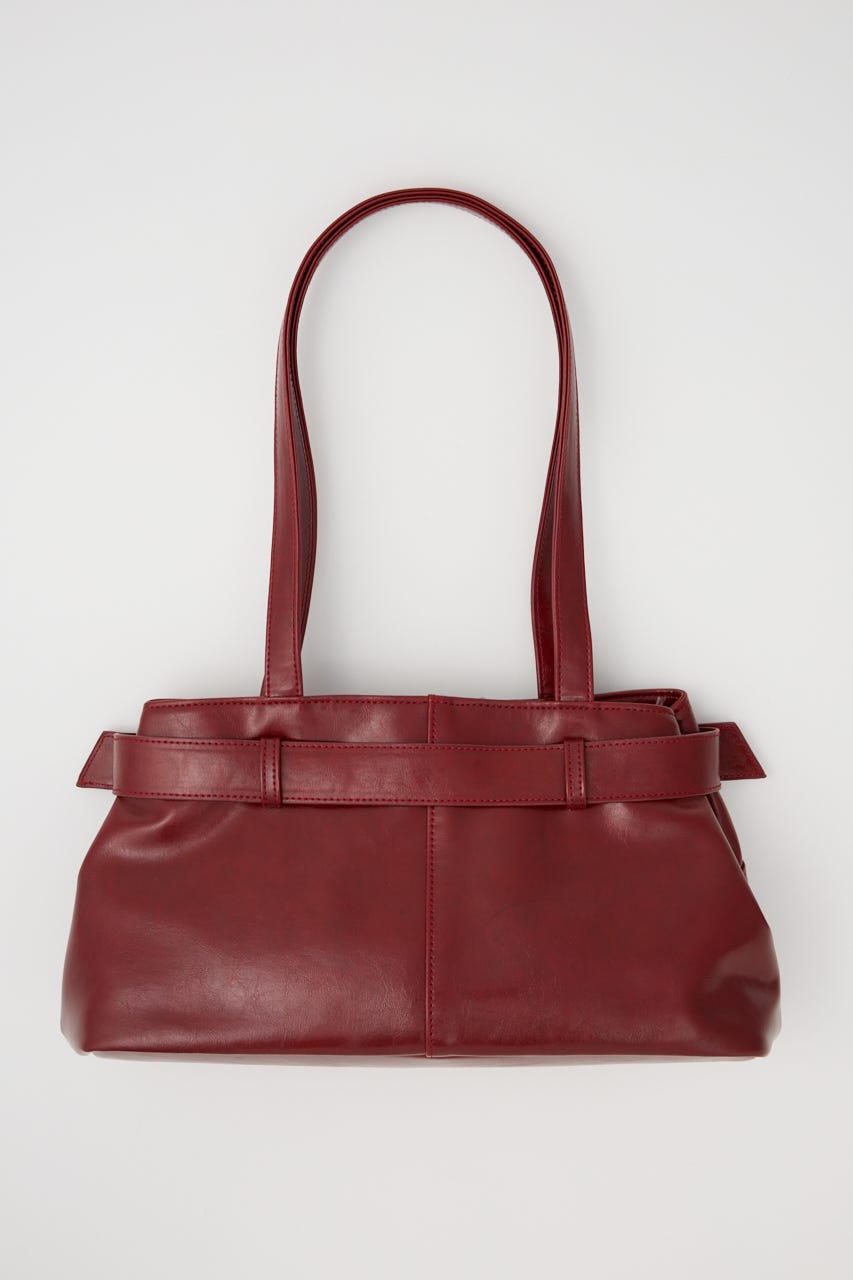 【1BUY5%OFF CAMPAIGN】BELT SHOULDER バッグ RED FREE