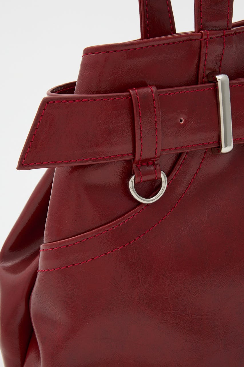 【1BUY5%OFF CAMPAIGN】BELT SHOULDER バッグ RED FREE