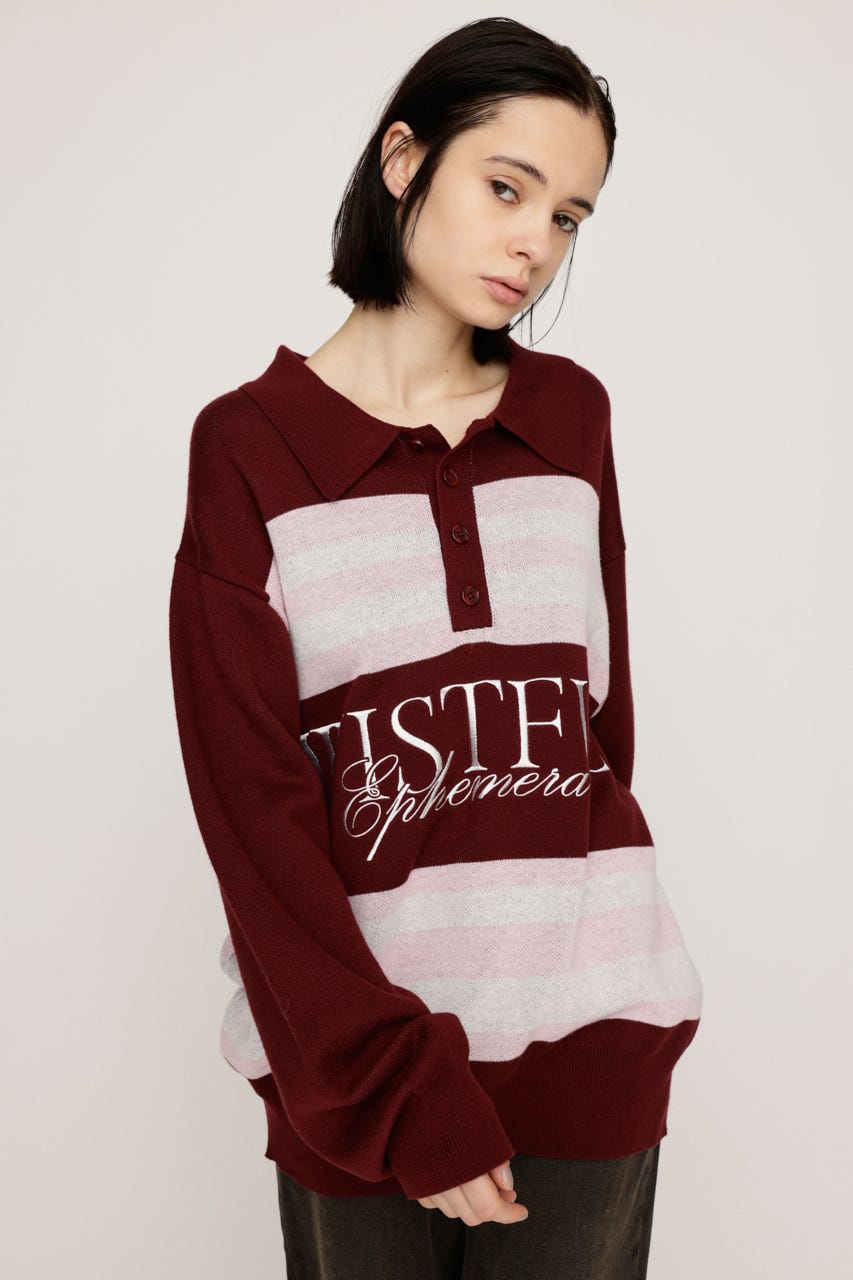 SLY | 【岩瀬洋志さん着用アイテム】FRONT LOGO POLO トップス