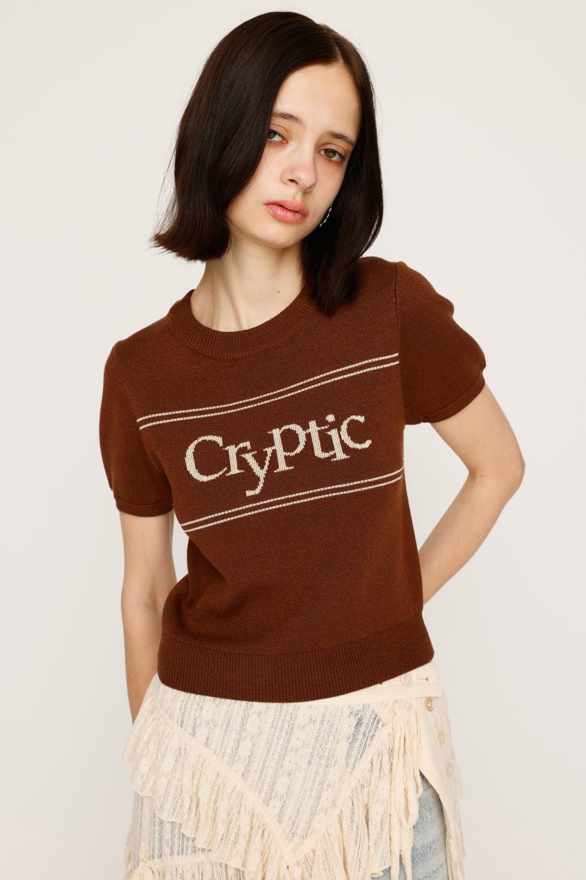 SLY | LOGO JQ SHORT SLEEVE トップス (ニット ) |SHEL'TTER