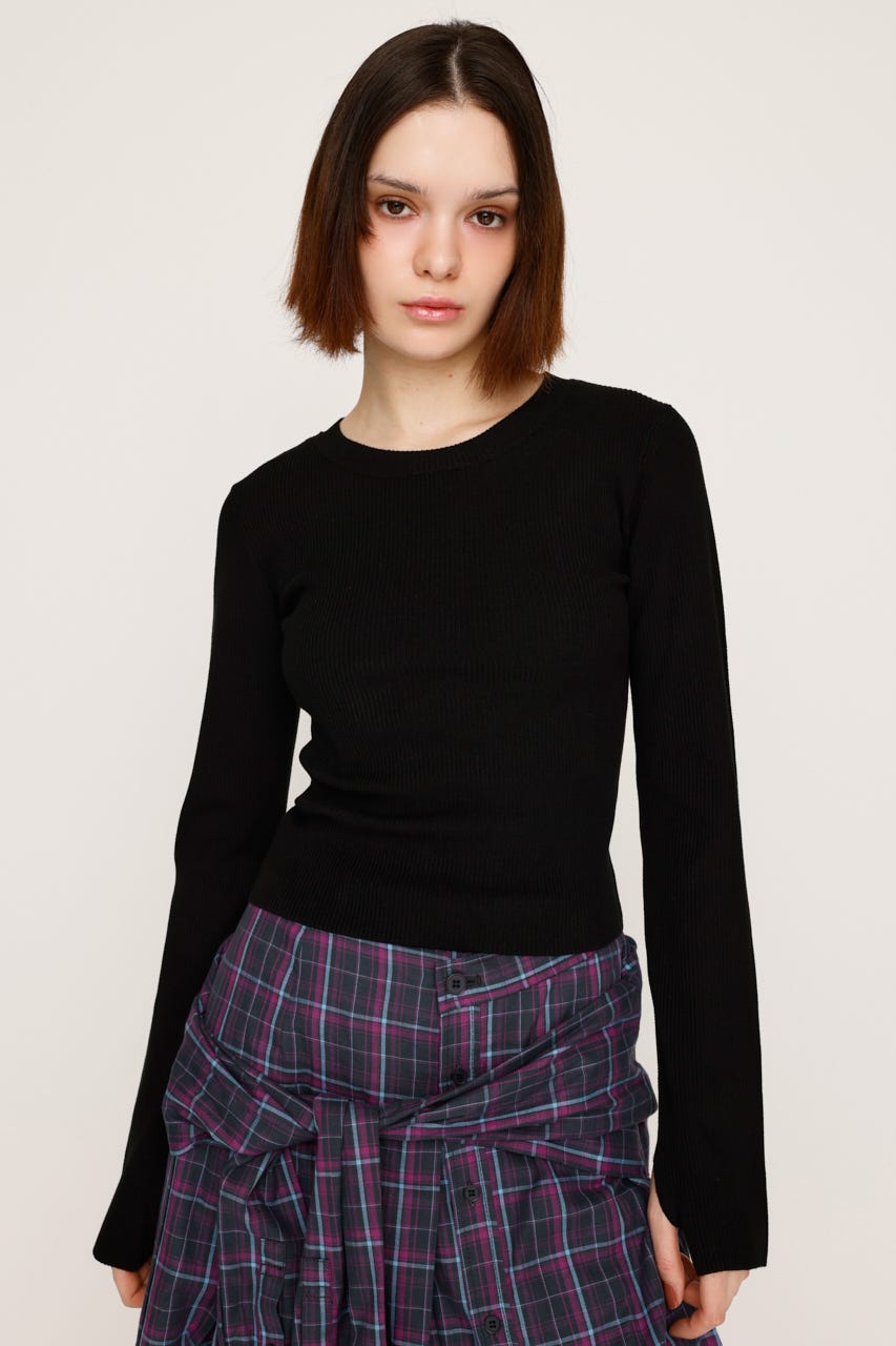 SLY | BASIC HG RIB トップス (ニット ) |SHEL'TTER WEBSTORE