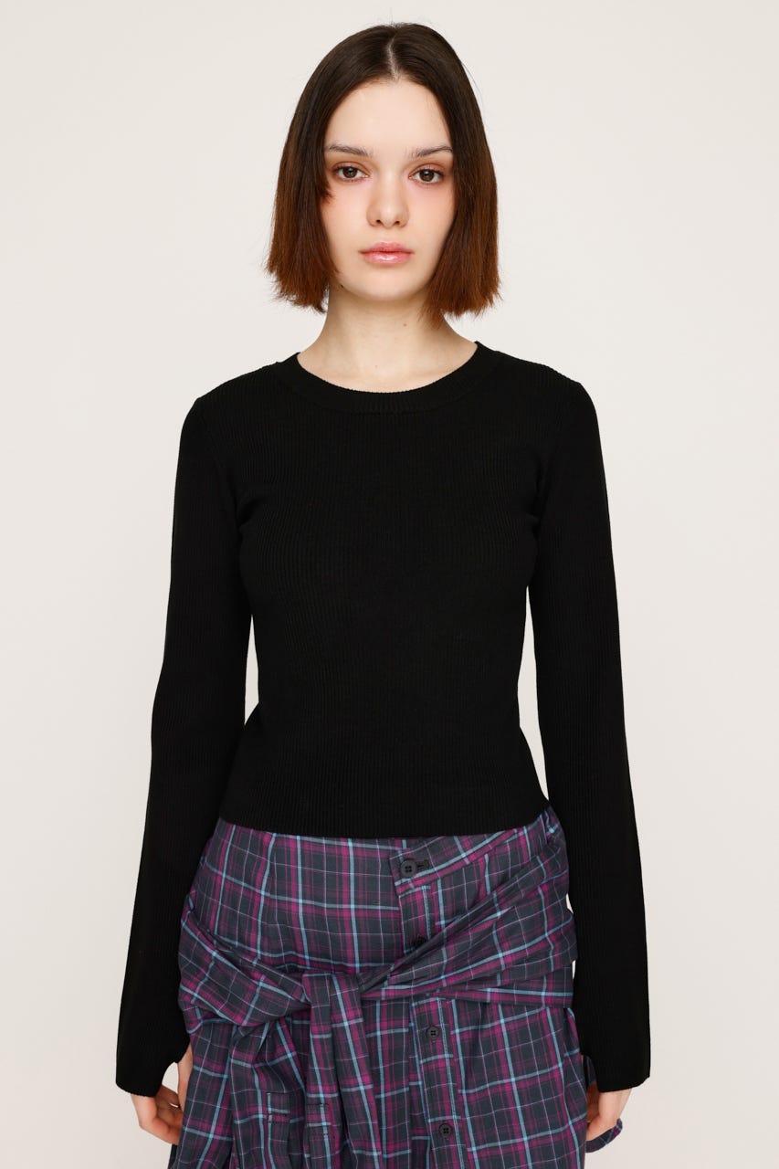 えりっく SLY | BASIC HG RIB トップス (ニット ) |SHEL'TTER WEBSTORE