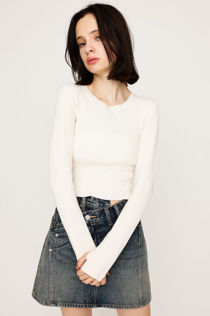 SLY | BASIC HG RIB トップス (ニット ) |SHEL'TTER WEBSTORE