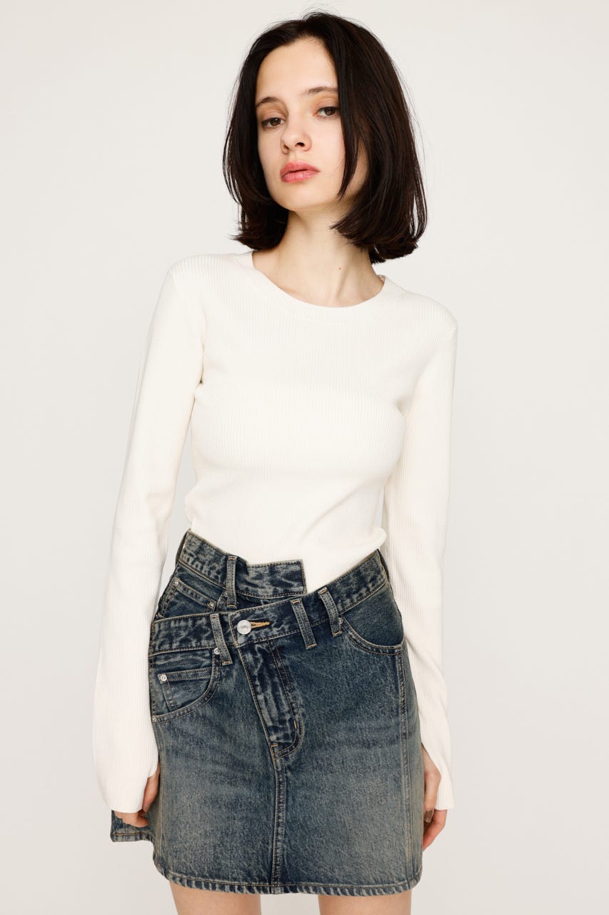 BASIC HG RIB トップス IVOY 1