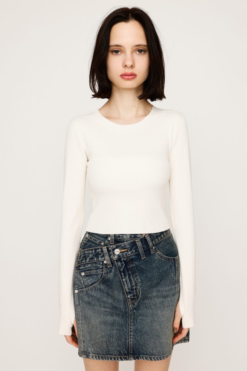 BASIC HG RIB トップス IVOY 1