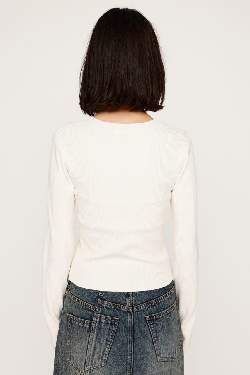 BASIC HG RIB トップス IVOY 1