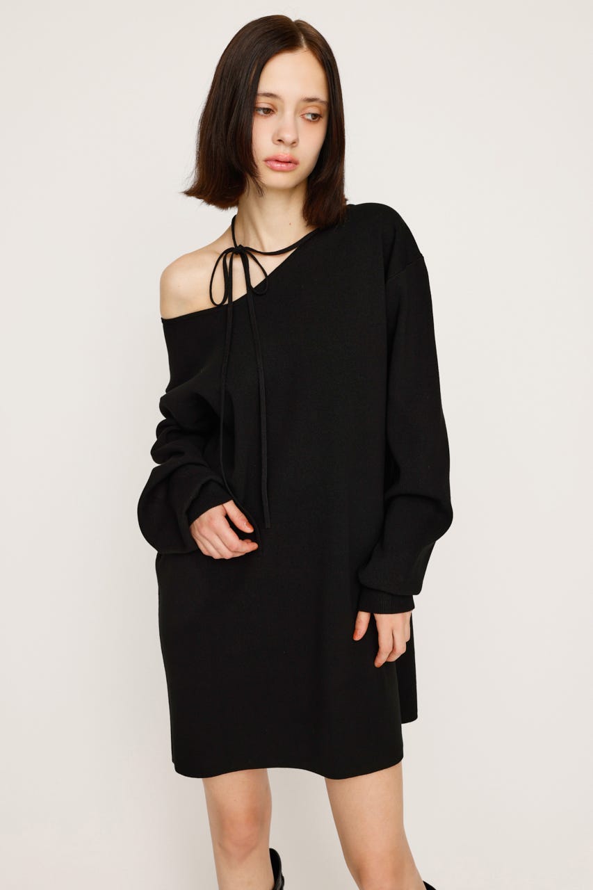 SLY | ASYMMETRY NECK LOOSE ワンピース (ワンピース(ミニ