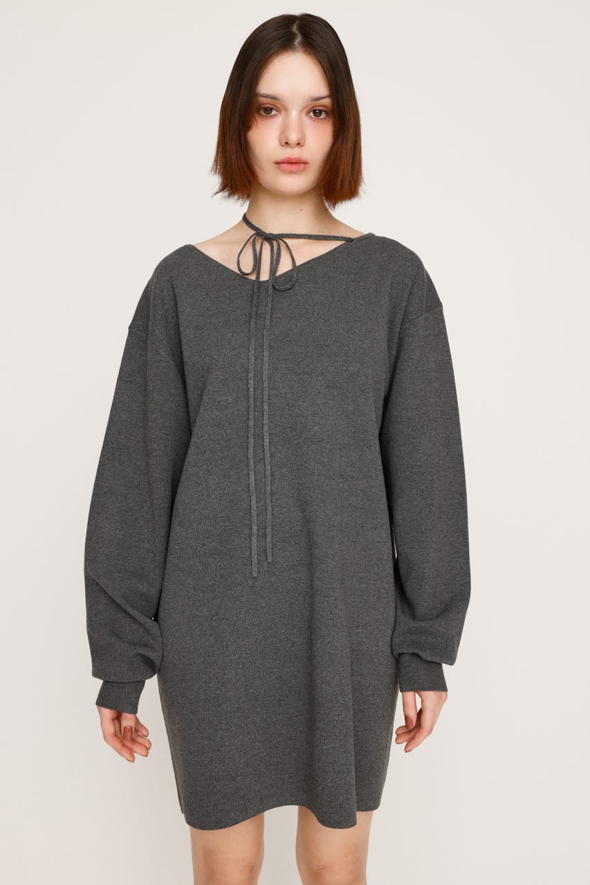 SLY | ASYMMETRY NECK LOOSE ワンピース (ワンピース(ミニ