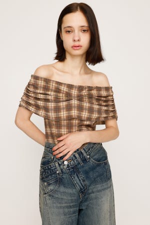 トップス saku SLY | LACE UP SLEEVE CUT トップス (Tシャツ・カットソー(長袖