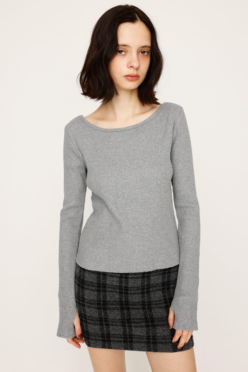 トップス T.Rei SLY | 2WAY CUT RIB トップス (Tシャツ・カットソー(長袖
