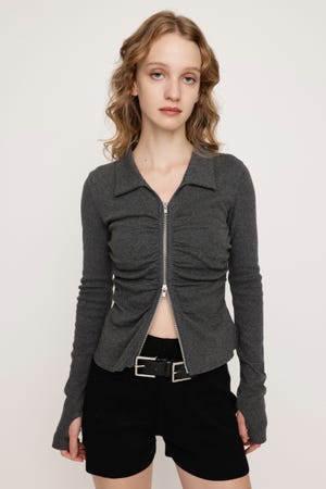 【Kazudiscovery様★専用】3×2mm　長袖スプリング/バックジップ SLY | FRONT GATHER ZIP トップス (Tシャツ・カットソー(長袖