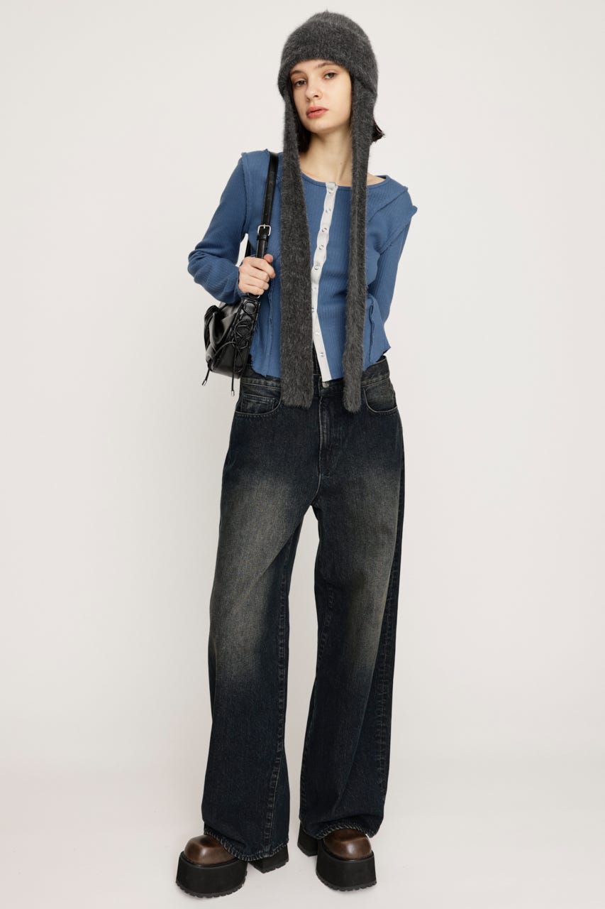 Plage le / ル SIDE BUTTON SLIT トップス le / ル SIDE BUTTON SLIT トップス（Tシャツ／カットソー