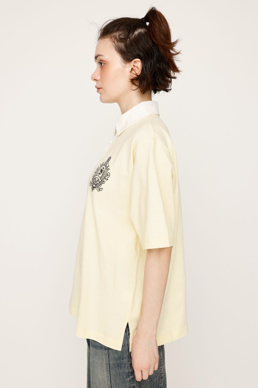 Ry様 SLY | OVERSIZE EMBROIDERY RUGBY Tシャツ (Tシャツ・カットソー