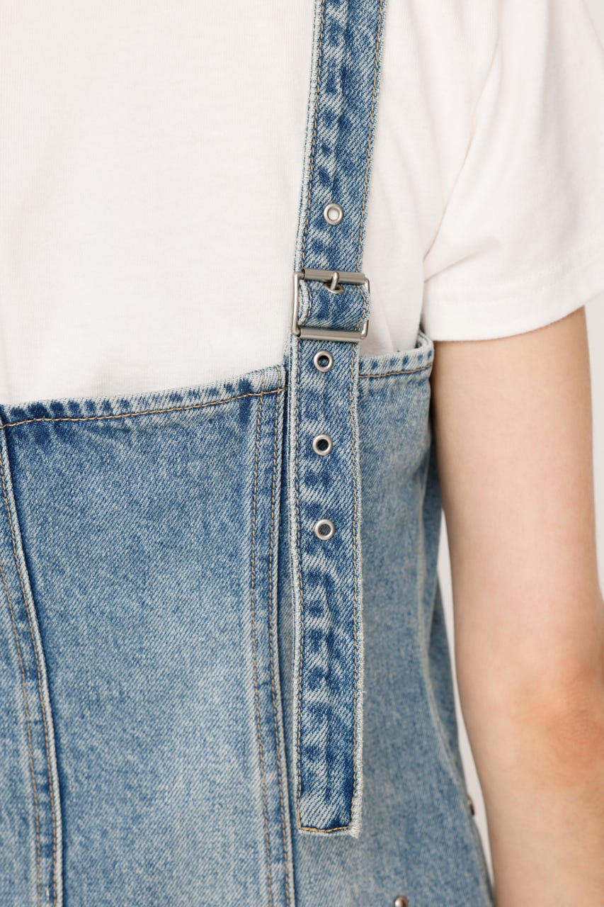 SLY | STUDS DENIM BUSTIER-B (ベアトップ ) |SHEL'TTER WEBSTORE